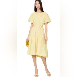 Eudon Choi Collective Belted Tier Dress Size 8